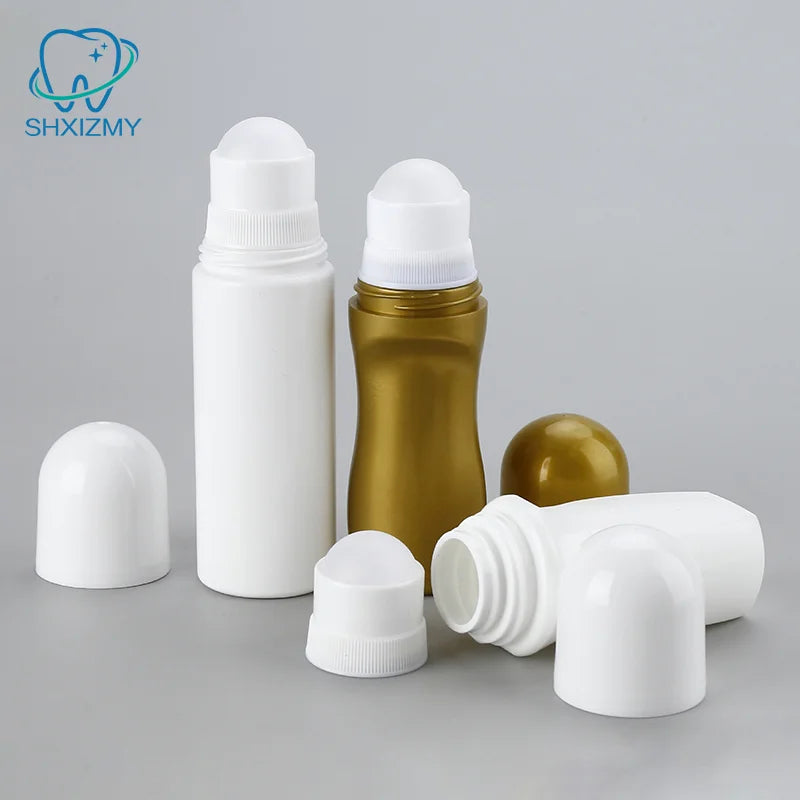 Refillable Roll-On Bottles 30–100ml | Leak-Proof HDPE