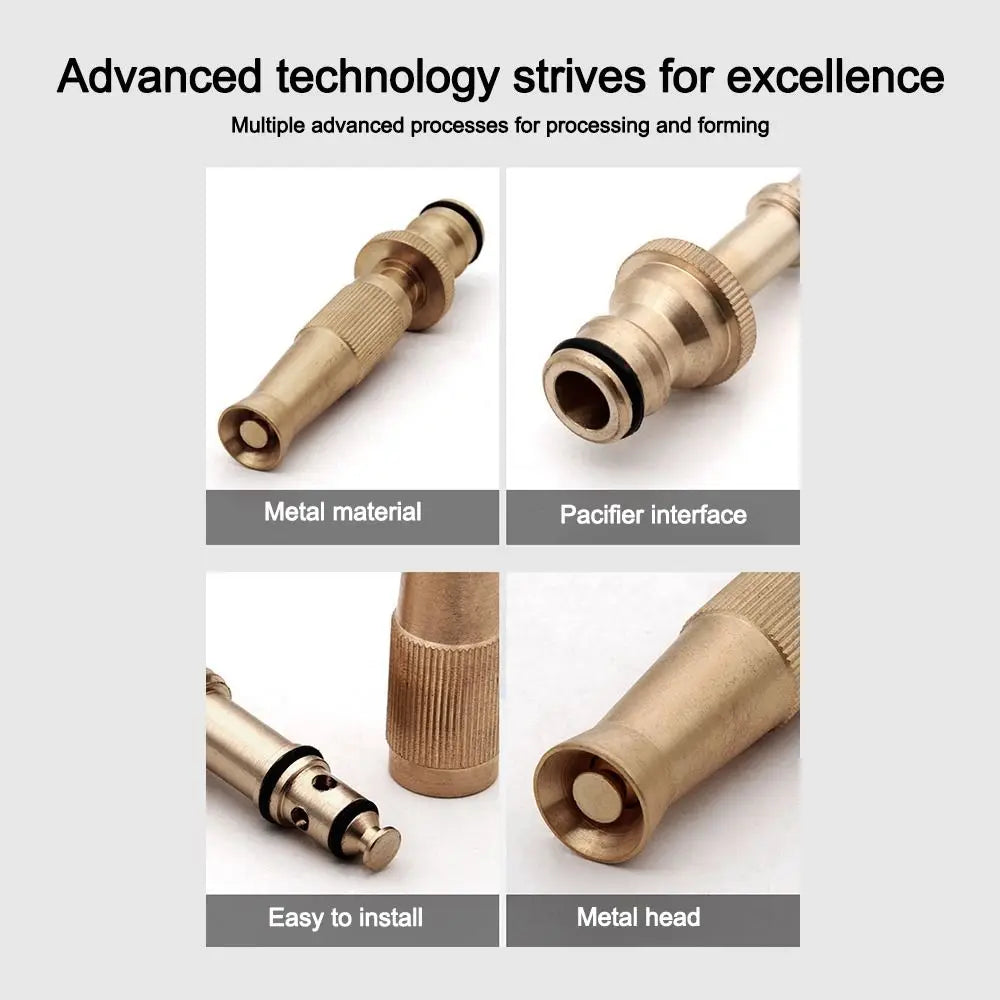 Adjustable Brass Spray Nozzle for Pressure Washer 1/2" & 3/4"
