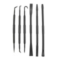 6-Pc ABS Plastic Pry Bar & Hook Set – Double Ended Repair Kit
