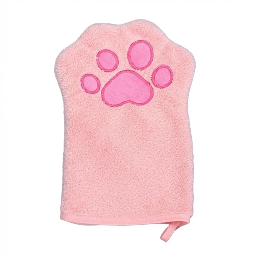 Pet Bathing Glove Towel – Quick-Dry Wash Mitt for Dogs & Cats