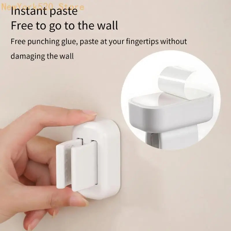 Wall-Mounted Electric Toothbrush Holder – ABS Bathroom Organizer