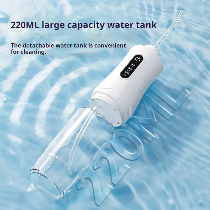 Water Flosser Oral Irrigator 4 Nozzles 3 Modes USB Rechargeable