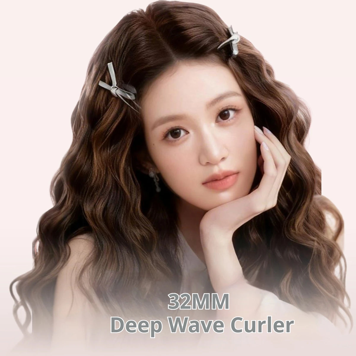 Triple Barrel Hair Waver – Deep Wave Curling Iron LCD Display