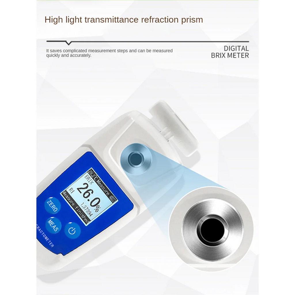 Digital Brix Refractometer 0–55% Sugar Meter 3-Pack