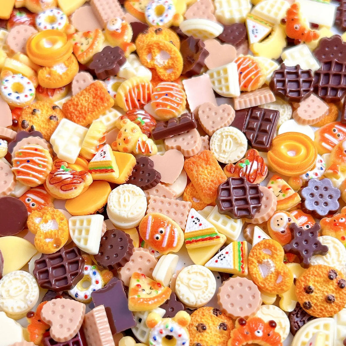 3D Dessert Nail Charms – 20PCS Resin Food Nail Art Decorations