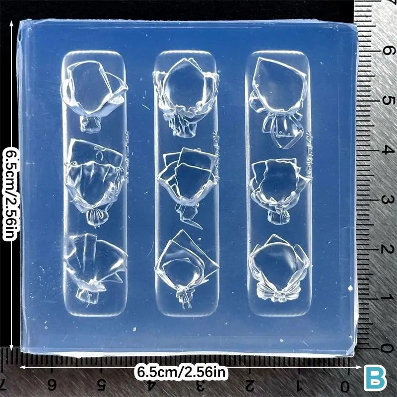3D Silicone Flower Nail Mold – DIY Floral Nail Art Template