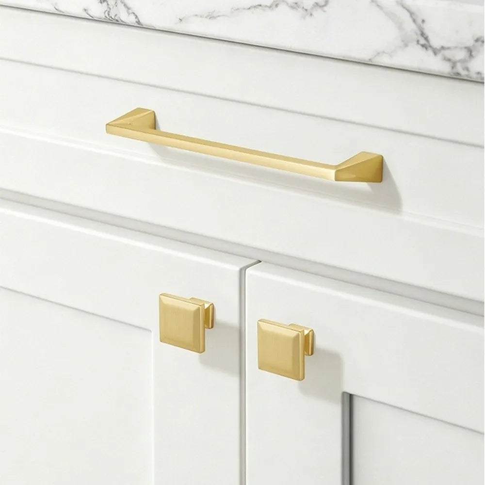 Zinc Alloy Cabinet Door Handle – Brushed Nickel Drawer Knob