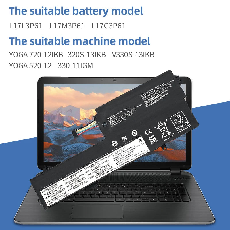 SUOZHAN L17L3P61 11.58V 36Wh Battery for Lenovo IdeaPad Yoga