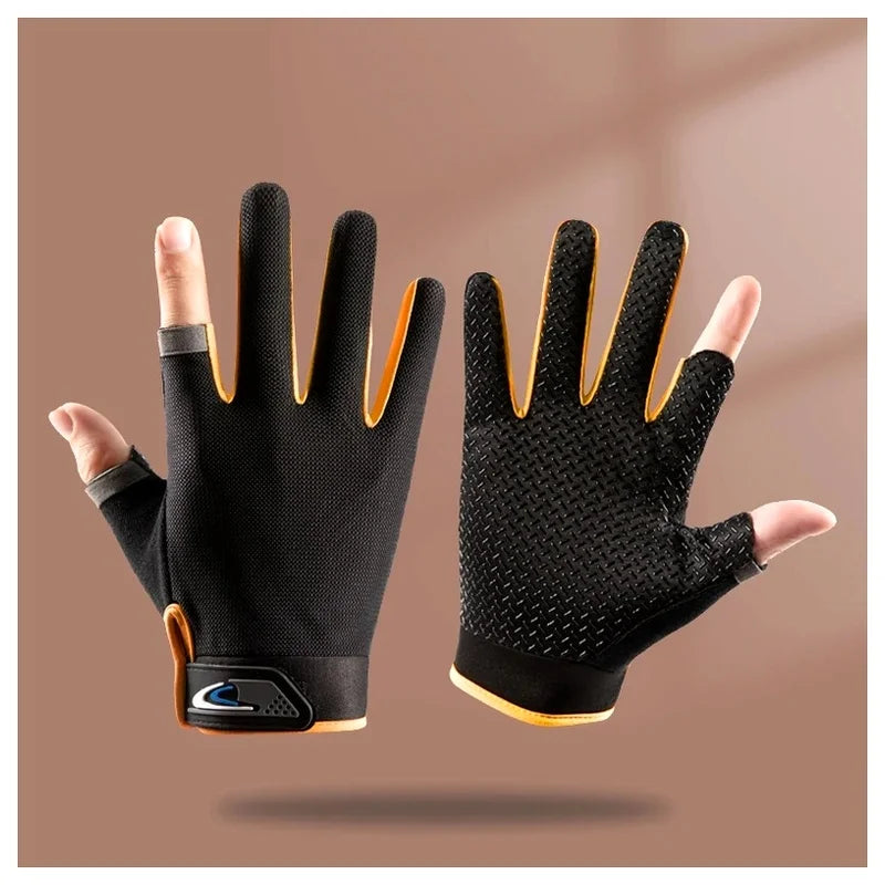 Two-Finger Touchscreen Gloves – Anti-Slip Sun-Proof Summer