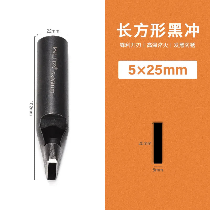 WUTA Rectangular Leather Belt Punch – DIY Manual Strap Tool