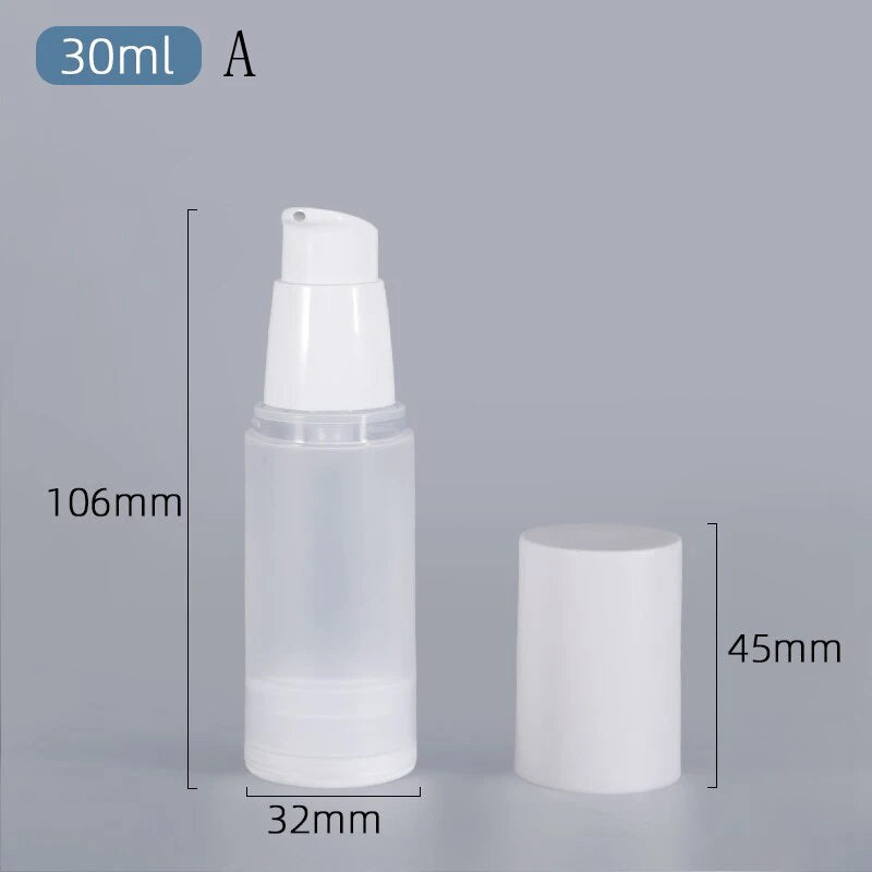 Refillable Vacuum Cosmetic Travel Bottles – Pump & Mist Spray