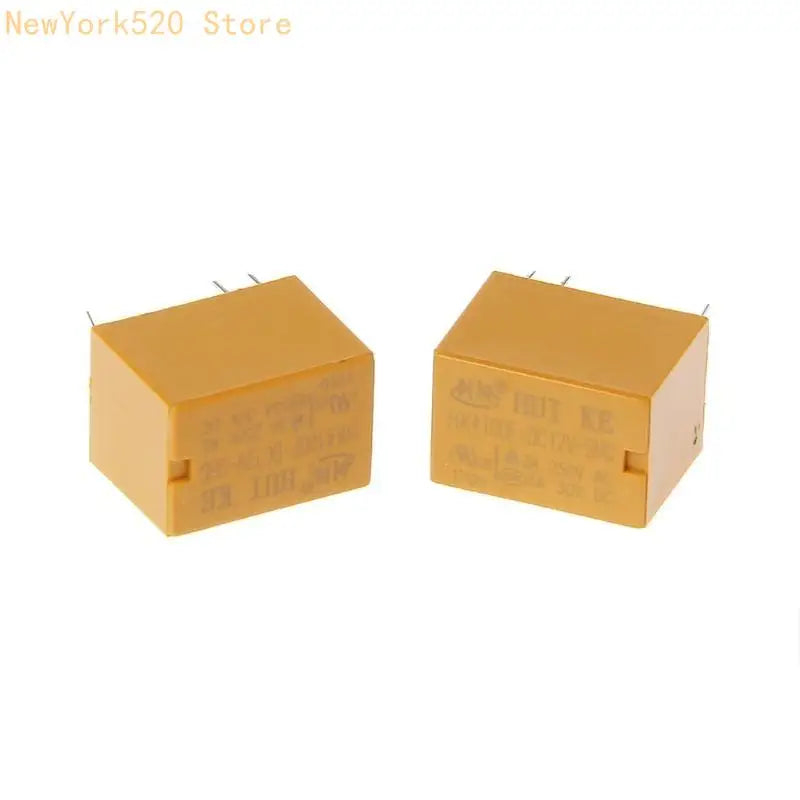 5-Pack HK4100F DC 12V Relay 6-Pin 3A 250VAC Electromagnetic