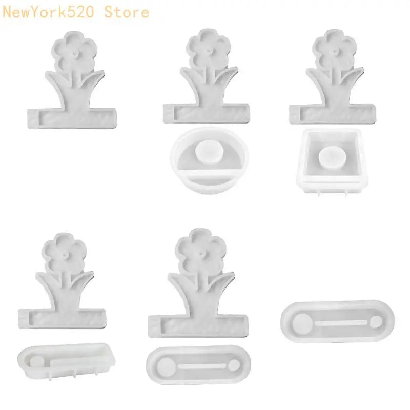 Silicone Flower Holder Mold with Base – DIY Candle & Craft