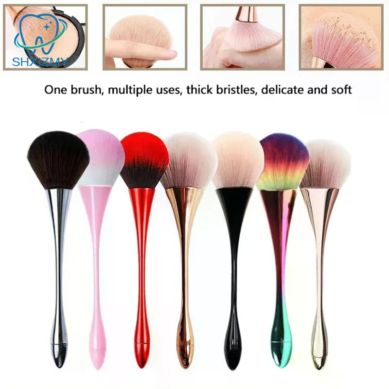 Minimalist Nail Dust Cleaning Brush – Soft Big Head Gel Polish Tool