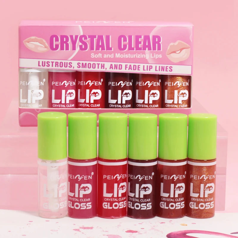 OREADEX 6-Pc Hydrating Lip Gloss Set – Moisturizing Lip Oil