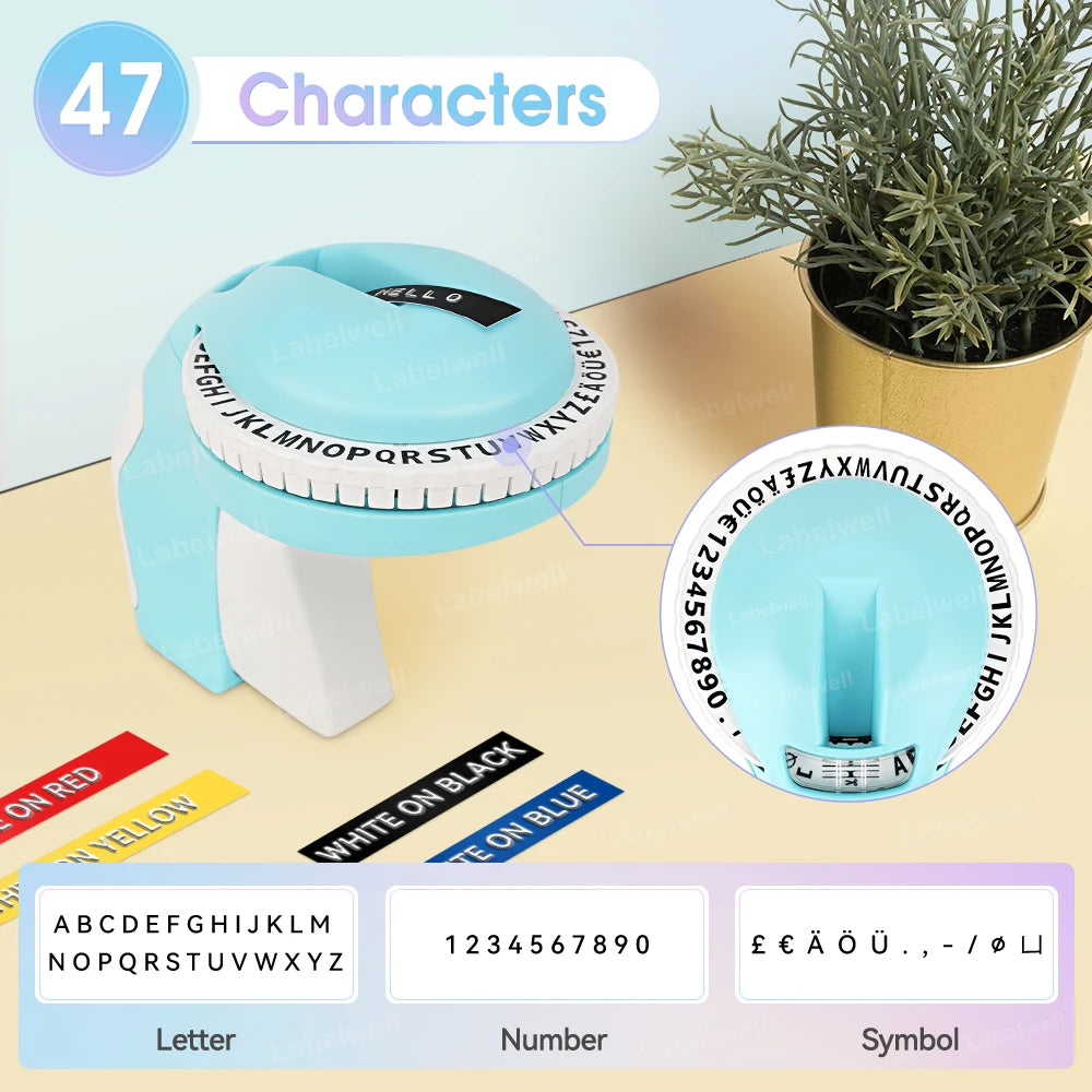 Labelwell Compatible Dymo 3D Embossing Tape 9mm – 5/10/20 Pack