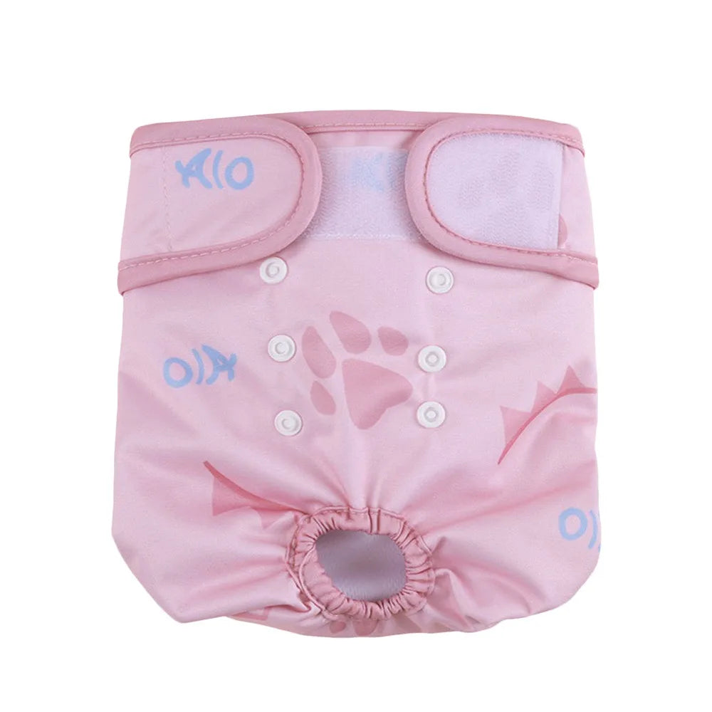 Reusable Leak-Proof Dog Diaper – Adjustable Washable Puppy Nappy