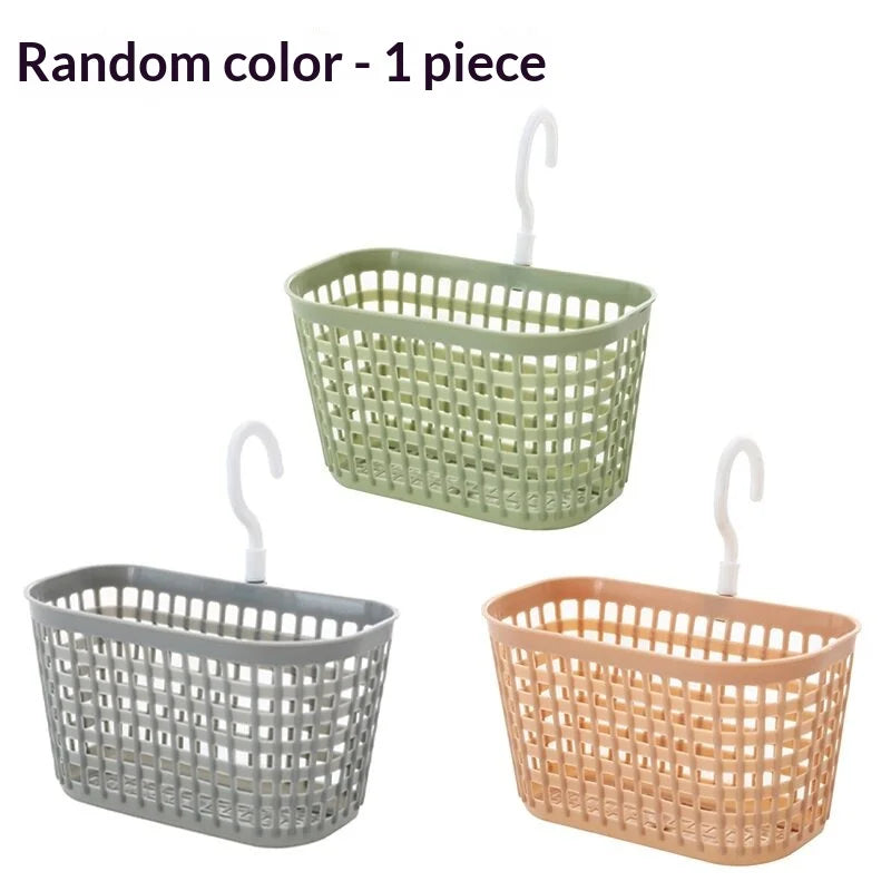 Hanging Storage Basket 360° Rotatable Hook – Kitchen & Bathroom