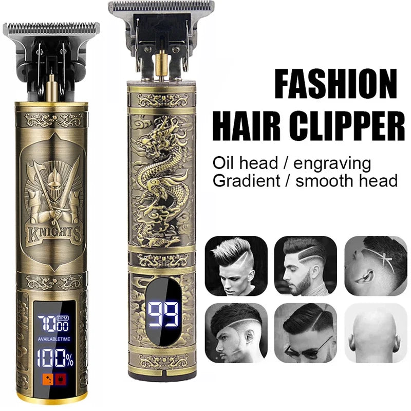 XMSJ Cordless Hair Clipper USB Fast Charging Electric Trimmer