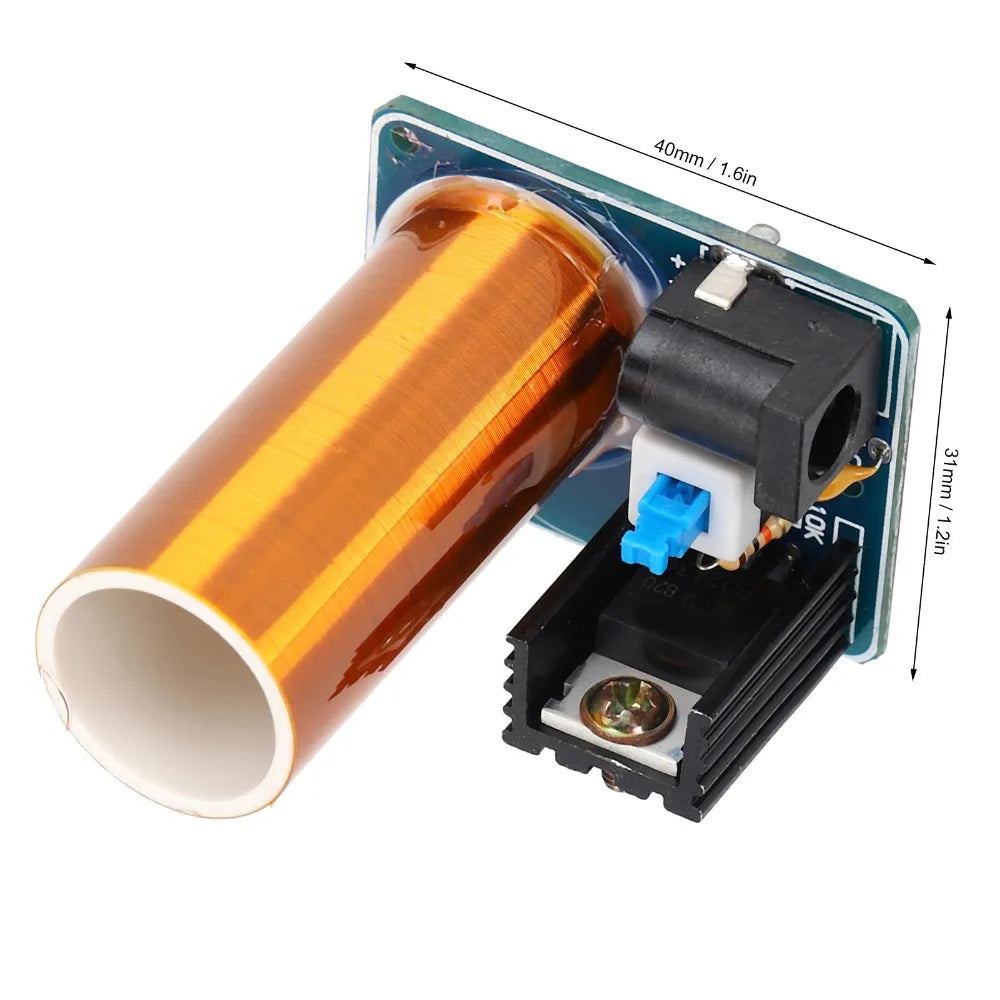 Mini Tesla Coil Kit – DIY Wireless Electricity STEM Module