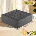 Foldable Underwear Drawer Organizer Box Set – Bra Socks Storage