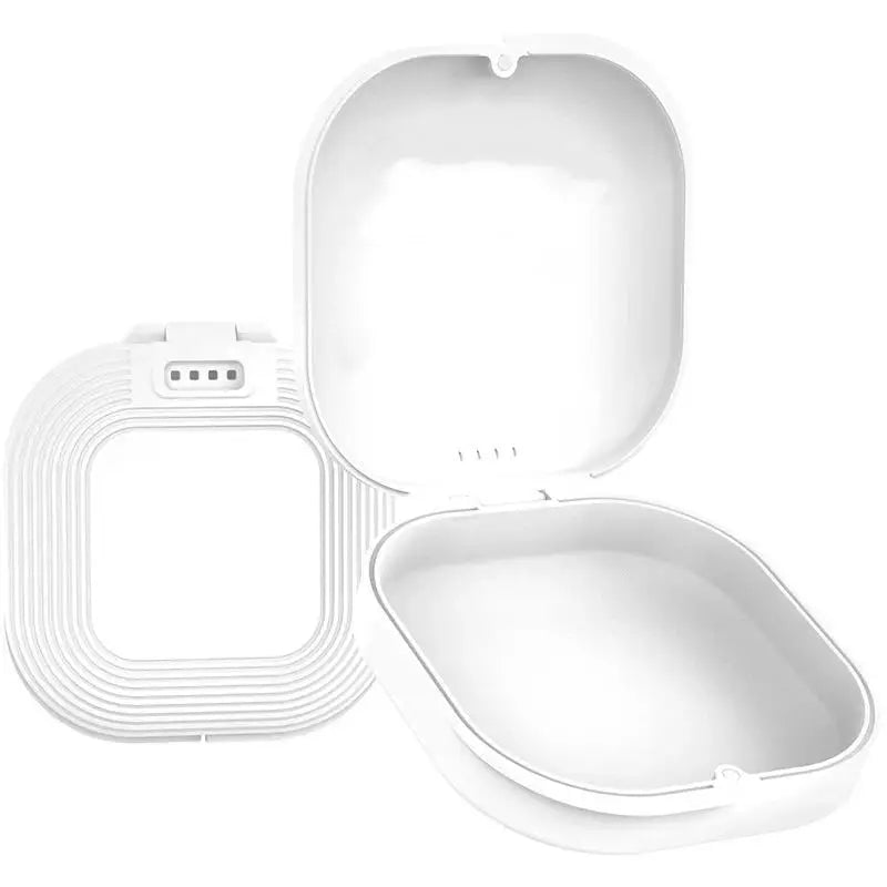 Denture Retainer Case with Vent Holes – Portable Dental Box