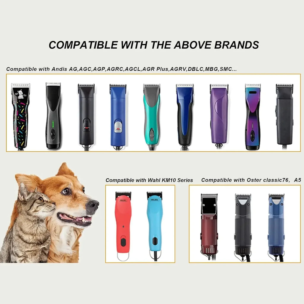 25-Tooth Ceramic Clipper Blade – Andis Detachable #40 Compatible