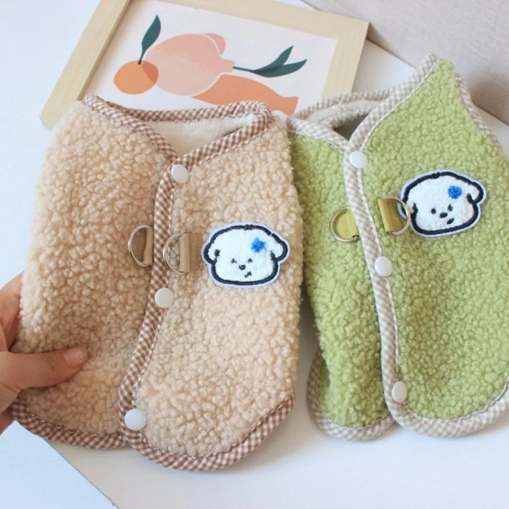 Soft Fleece Winter Dog Vest Coat – Small & Medium Breeds