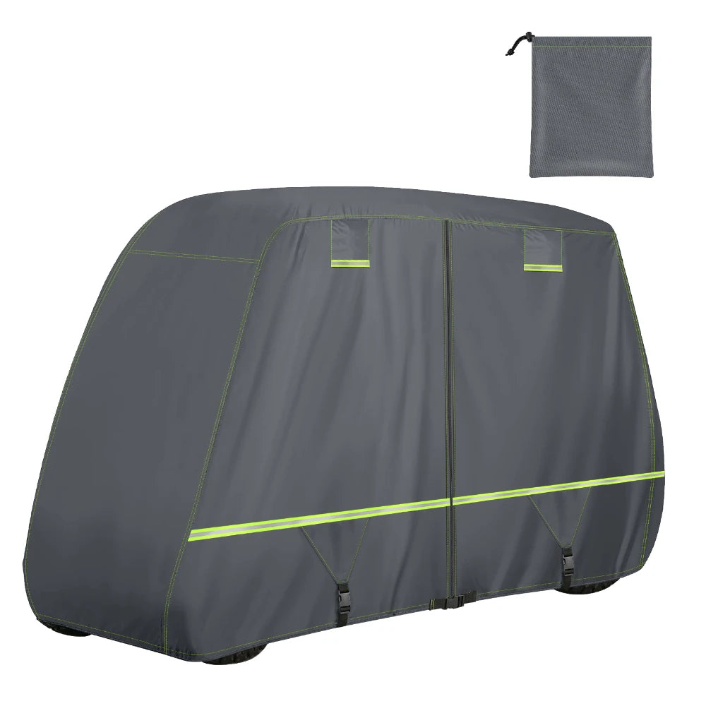 Waterproof 400D Golf Cart Cover – Fits 2 & 4 Passenger Carts