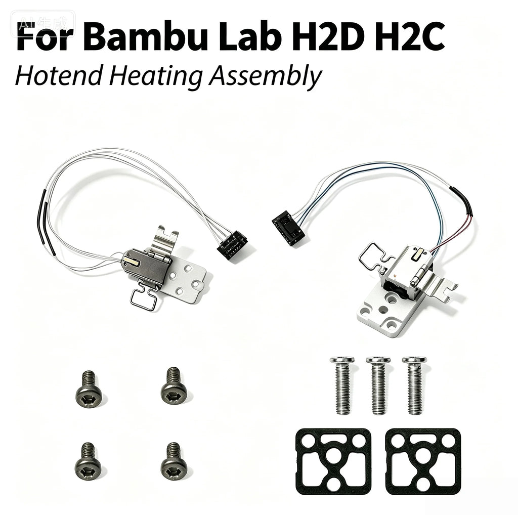 Bambu Lab H2D H2C Hotend Heating Assembly – Heater & Thermistor