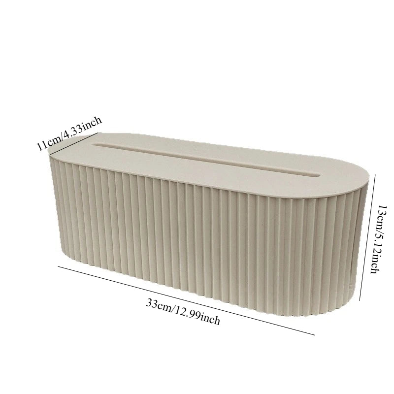 Large Capacity Wire Management Box – Dustproof Cable Organizer