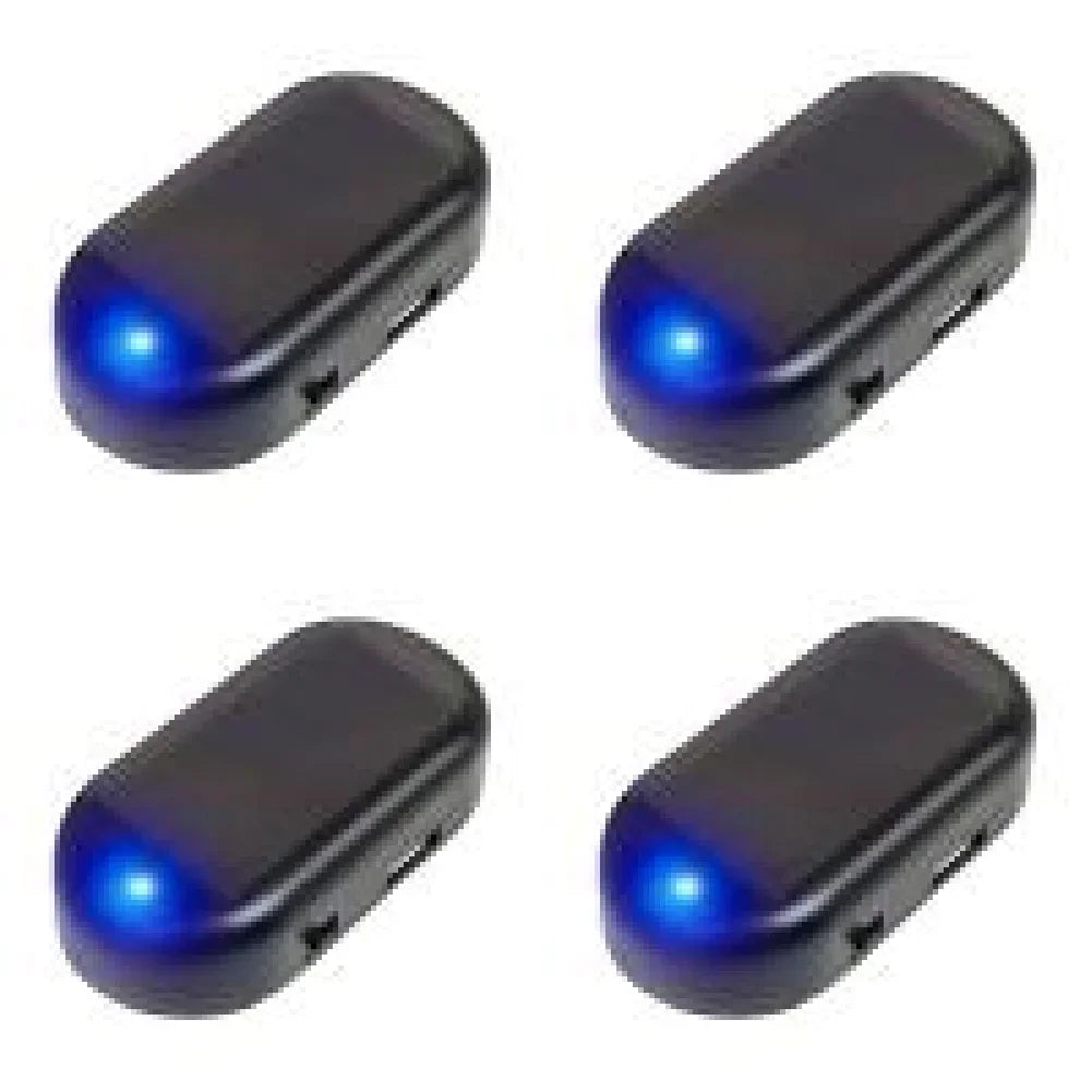 Solar Simulated LED Warning Light – Car Anti-Theft Deterrent
