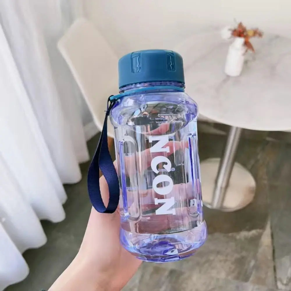 Portable Clear Water Bottle Leakproof 850–1300ml Large Capacity