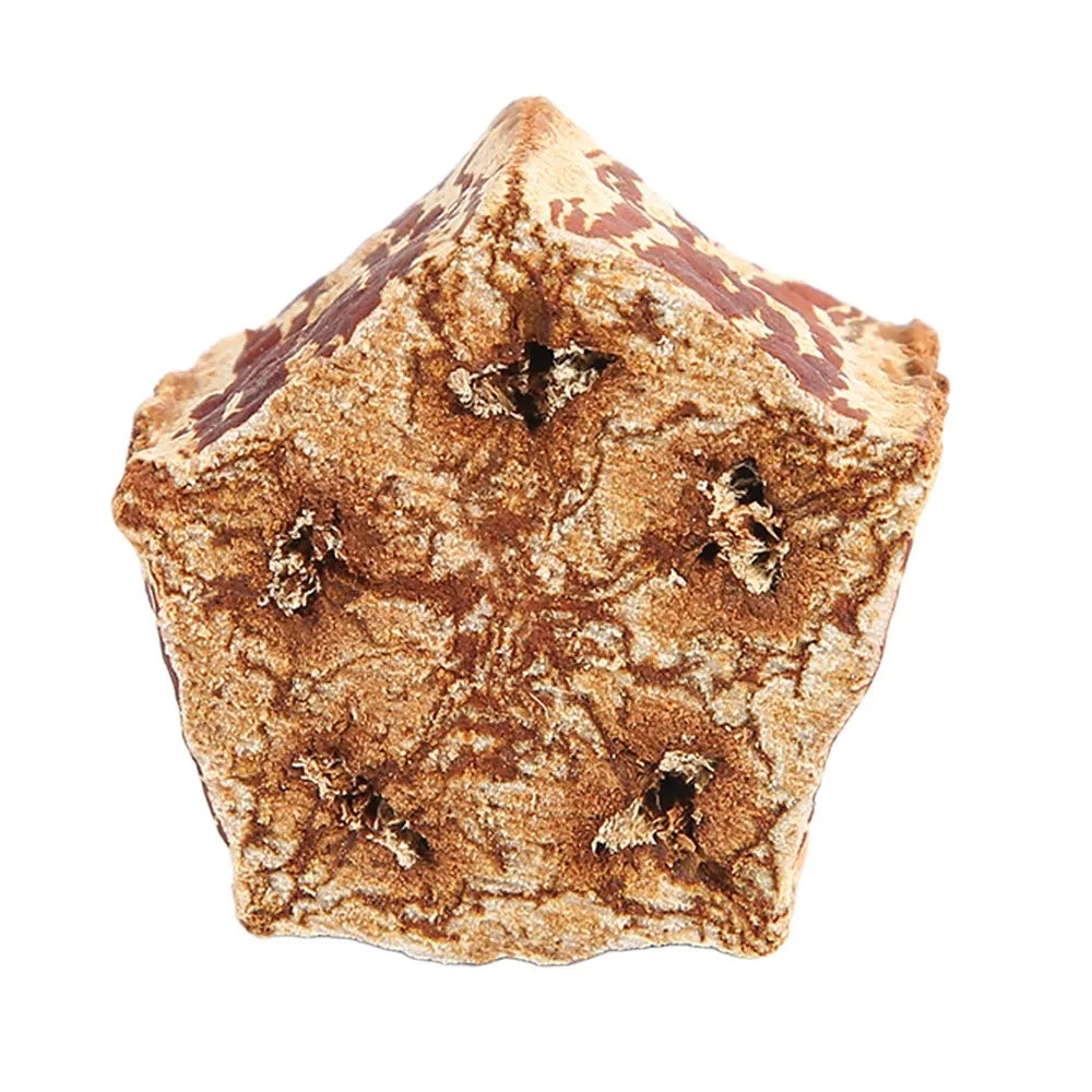 60pcs Mahogany Bird Chewing Blocks Star Shape Parrot Toy