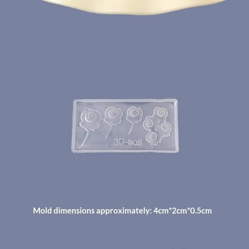 3D Silicone Nail Mold Template – DIY Nail Art Carving Tool