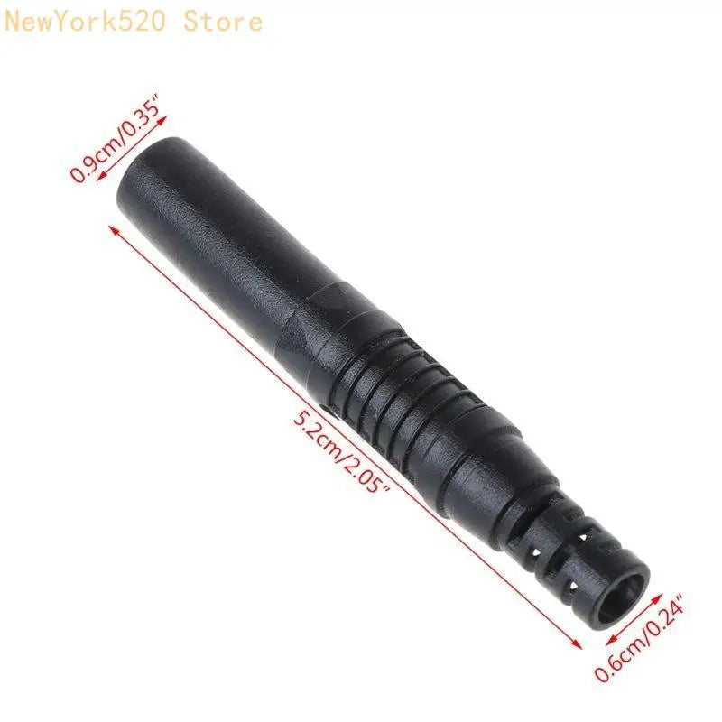 10-Pack 4mm Insulated Banana Female Solder Connectors Black & Red