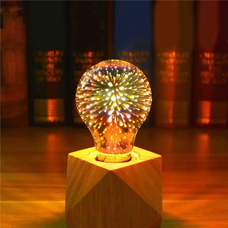 3D Infinity LED Bulb E27 A60 Multicolor Decoration – 3-Pack