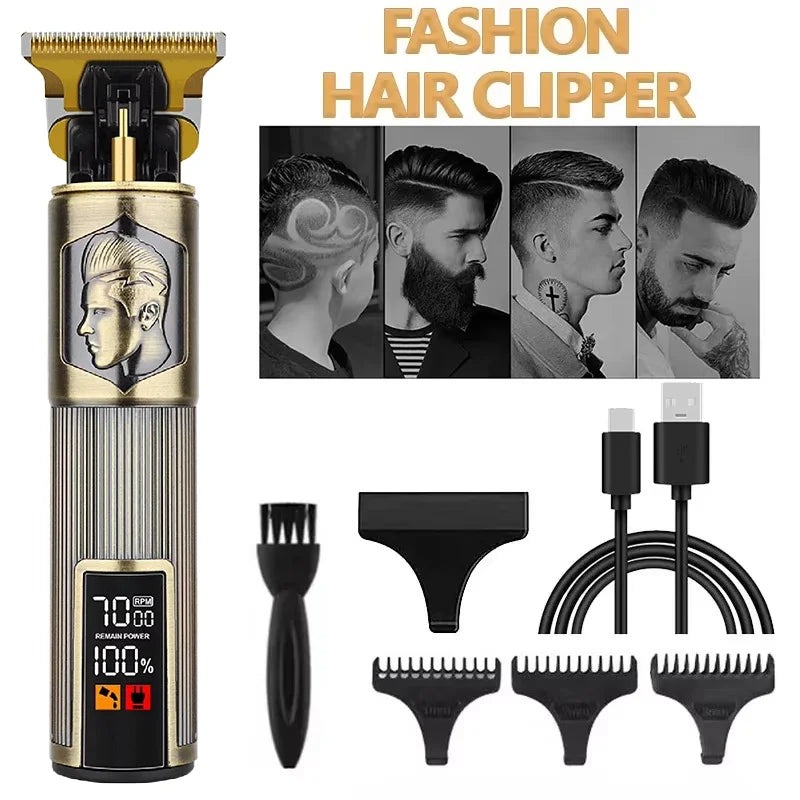 XMSJ T9 Rechargeable Men's Hair Clipper & Trimmer – 120Min
