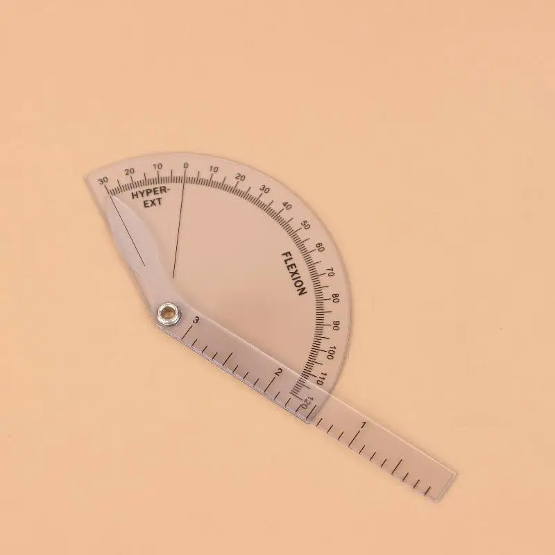 PVC Finger Goniometer 180° Angle Protractor Joint Measuring Tool
