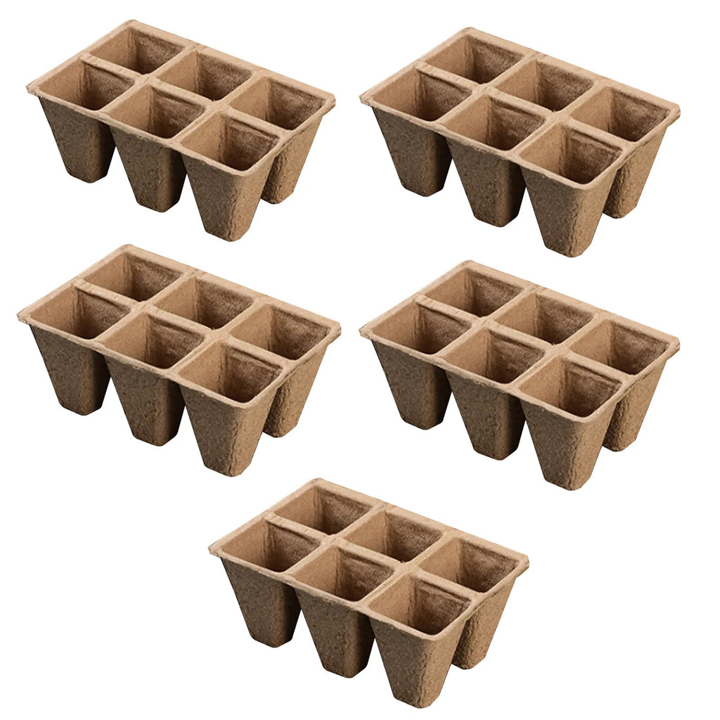 Biodegradable Peat Pots Seed Starter Tray Kit – 10/20 Pack