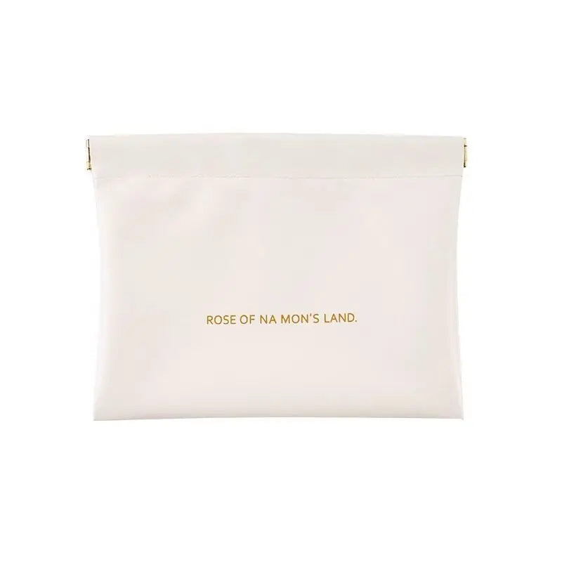 Self-Closing PU Leather Mini Pouch | Lipstick & Travel Bag