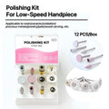 12-Pc Composite Polishing Kit 2.35mm Shank Low-Speed Tools