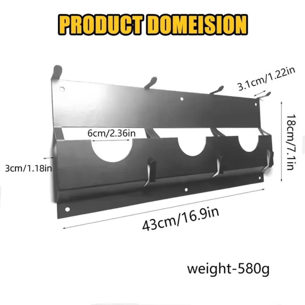 Wall Mount Angle Grinder Holder – Heavy-Duty Tool Storage Rack