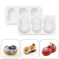 3-Cell Peanut Mousse Cake Mold | Food Grade Silicone Baking