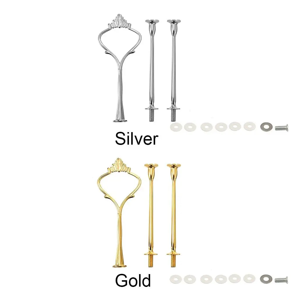 Metal Cake Stand Fittings – 2 or 3 Tier DIY Cupcake Stand Kit