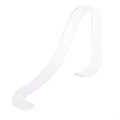 Clear Acrylic Shoe Display Rack Stand with Hanging Hook