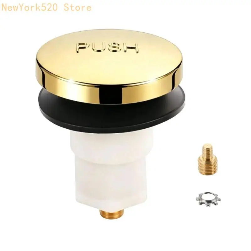 Push Button Bathtub Drain Stopper Assembly – Tub Replacement