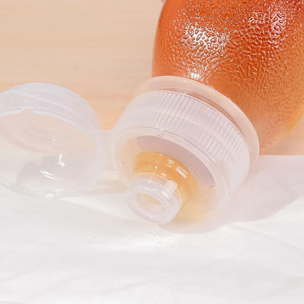 4-Pack 500ml Clear Squeeze Condiment Bottles – BBQ & Kitchen