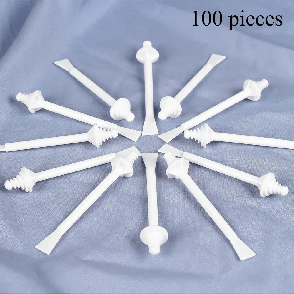 Nose Wax Applicator Sticks 100/10PCS | Beeswax Hair Removal