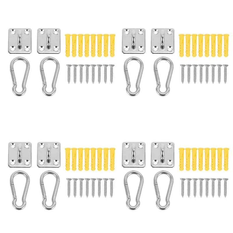 8-Set U-Shaped Ceiling & Wall Mount Hooks – Hammock Hook Kit